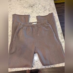 MNML Unisex Taupe Flare Sweatpants M